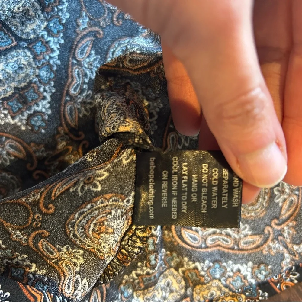 BeBop Black and Brown Long Sleeve Dress - Picture 6 of 7